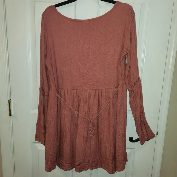 Boho Longsleeve Mini Dress - Picture 5 of 7